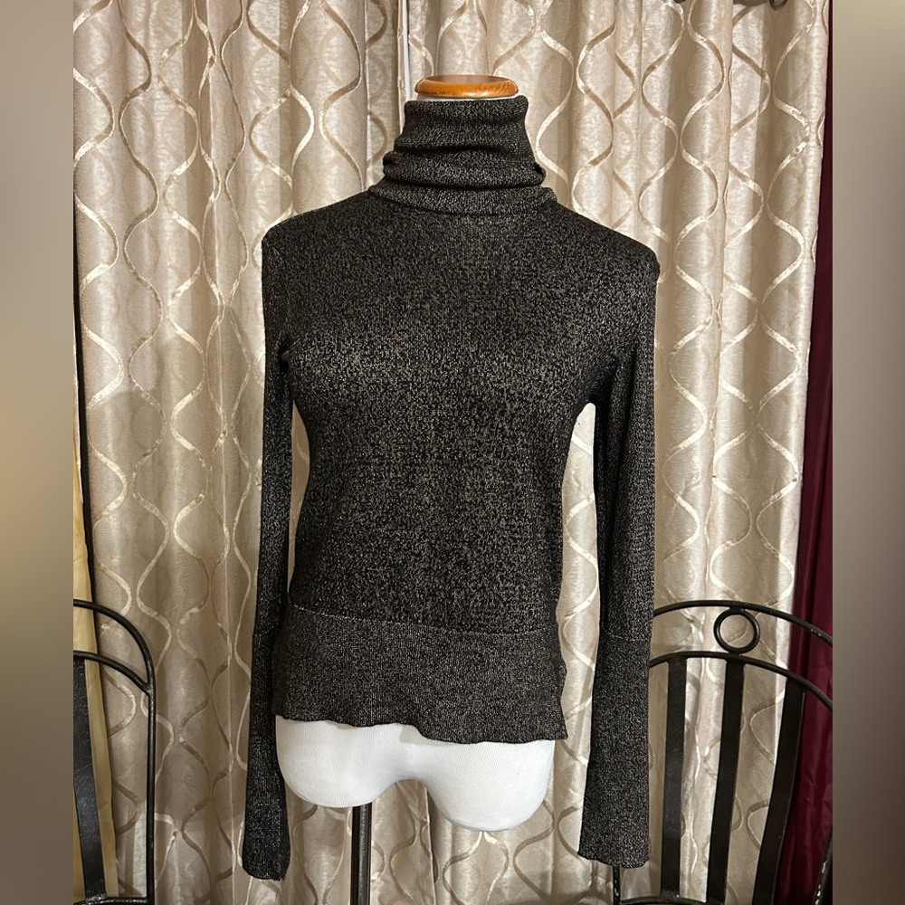 Elegant Black Turtleneck Sweater